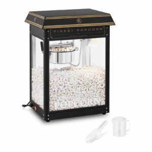 Stroj na popcorn černo-zlatý - Stroje na popcorn Royal Catering