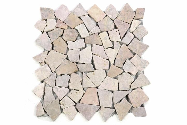 Divero Garth 554 Mramorová mozaika béžová/růžová 11 sítěk