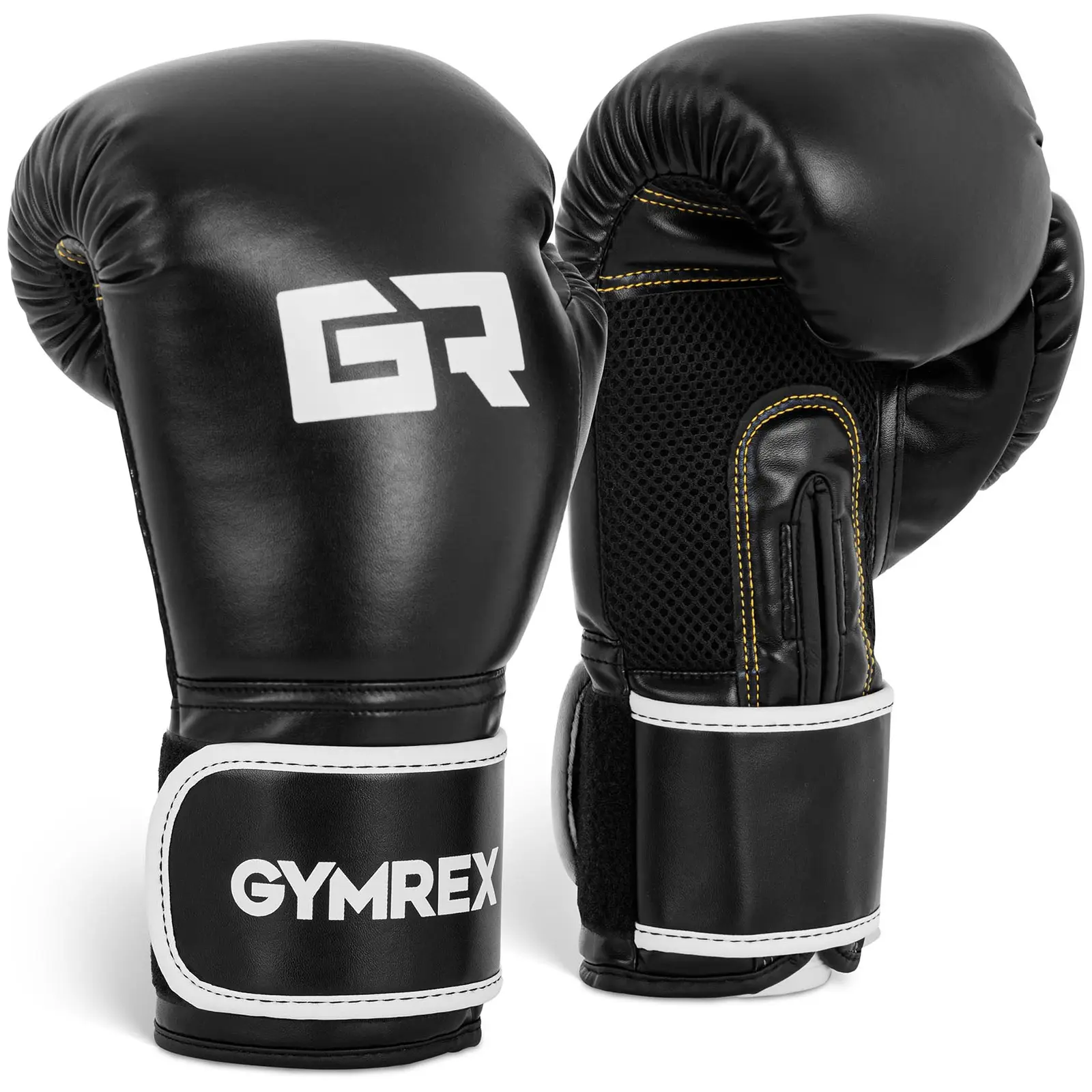 Boxerské rukavice 12 oz síťovina uvnitř černé - Gymrex
