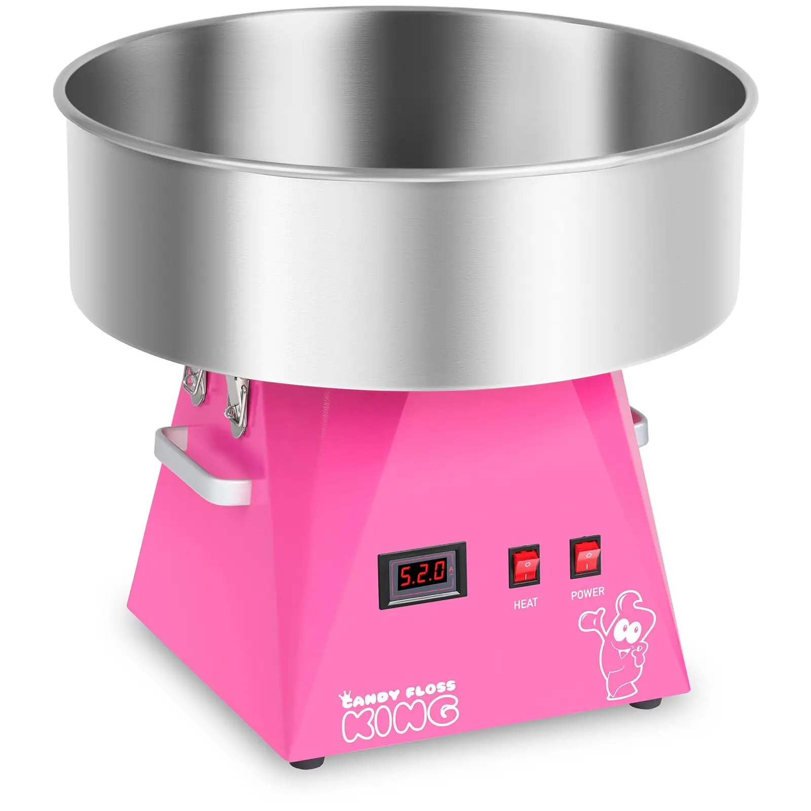 Stroj na cukrovou vatu-52 cm-růžový - Stroje na cukrovou vatu Royal Catering