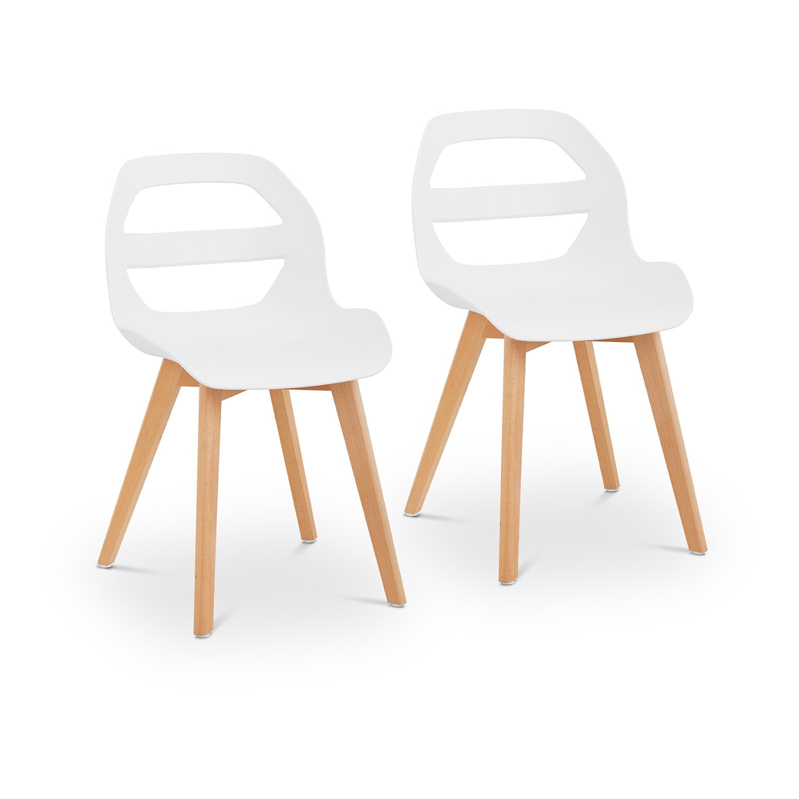 Židle 2dílná sada až 150 kg sedák 40 x 38 cm bílá - Konferenční židle Fromm & Starck