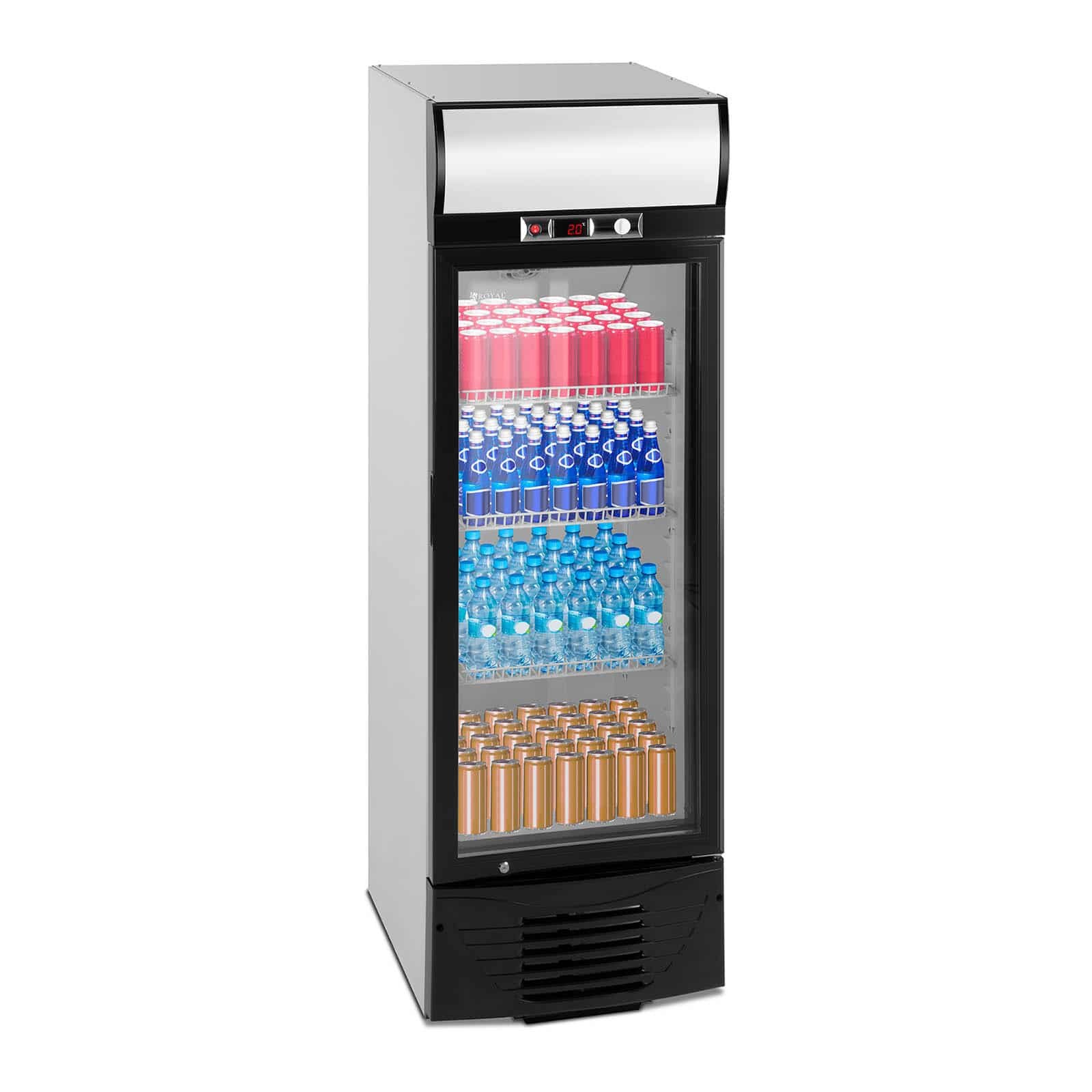 Chladnička na nápoje 238 l LED - Lednice na nápoje Royal Catering