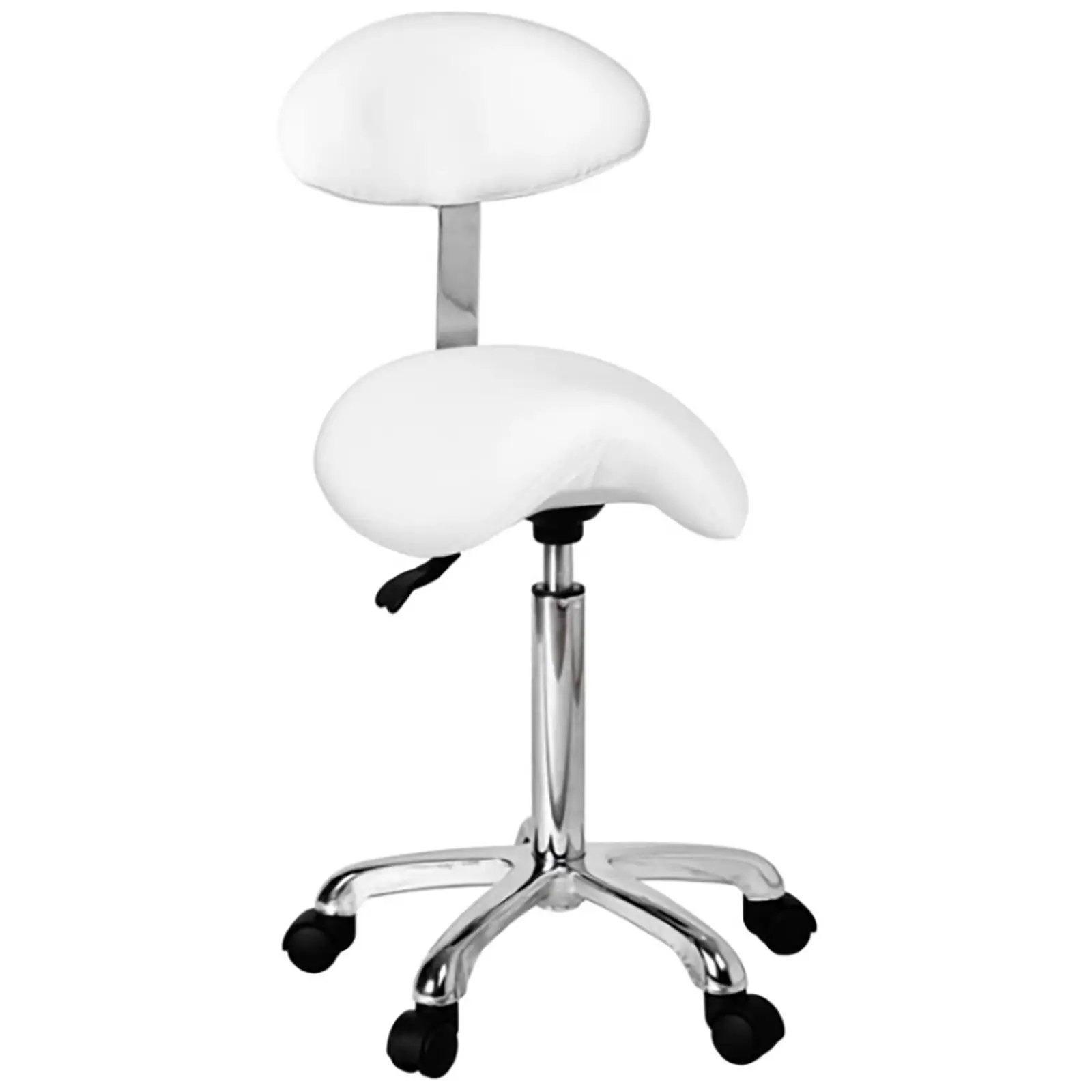 Sedlová židle 600–800 mm 150 kg bílá - Sedlové židle physa