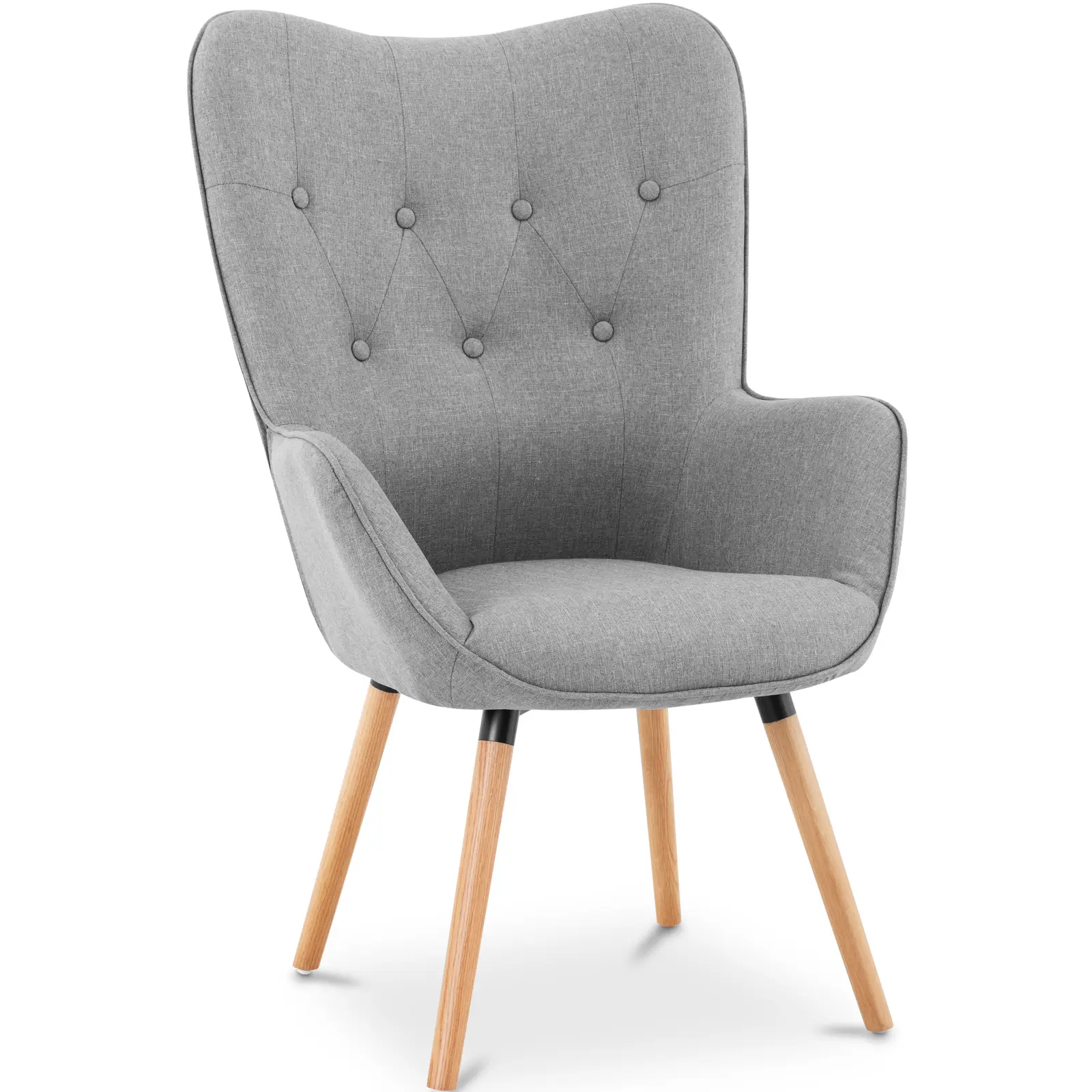 Čalouněná židle do 160 kg sedací plocha 43 x 49 cm šedá - Čalouněné židle Fromm & Starck