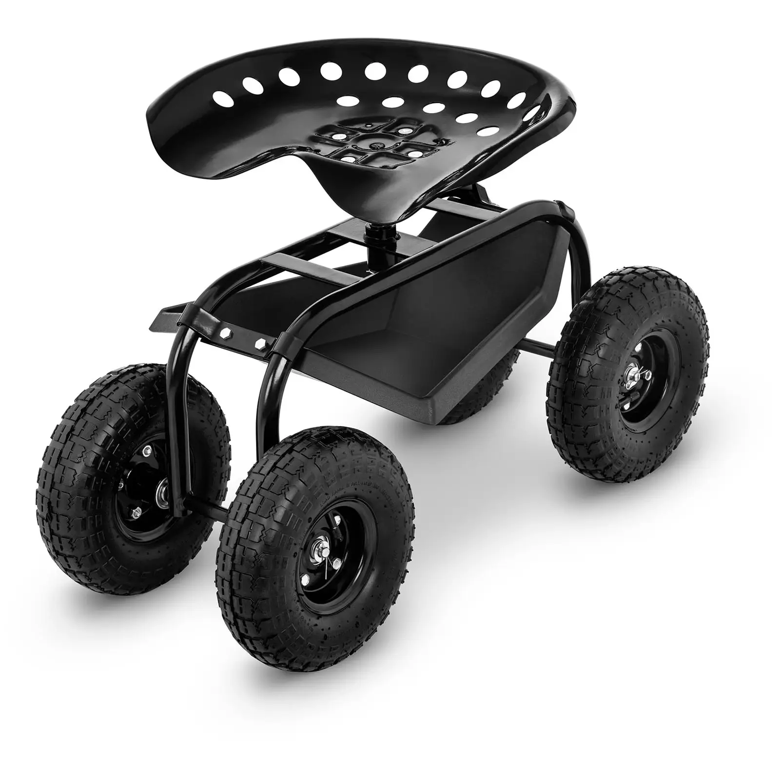 Pojízdné zahradní sedátko 150 kg - Zahradní vozíky hillvert