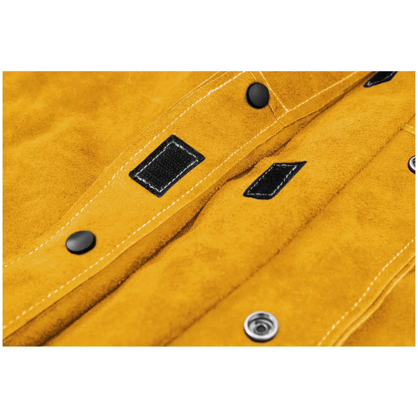 Svářečská bunda z hovězí štípenky žlutá velikost XL - Svářečské bundy Stamos Welding Group
