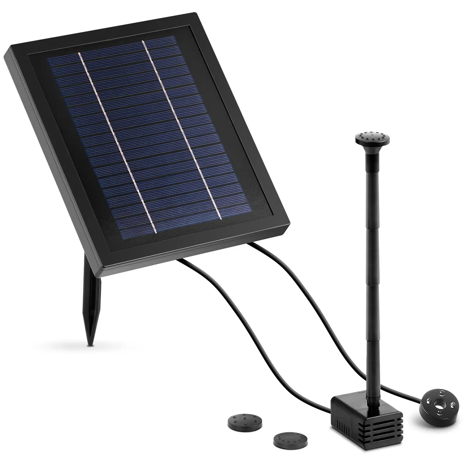 Solární fontána 250 l/h LED - Solární vzduchová čerpadla Uniprodo