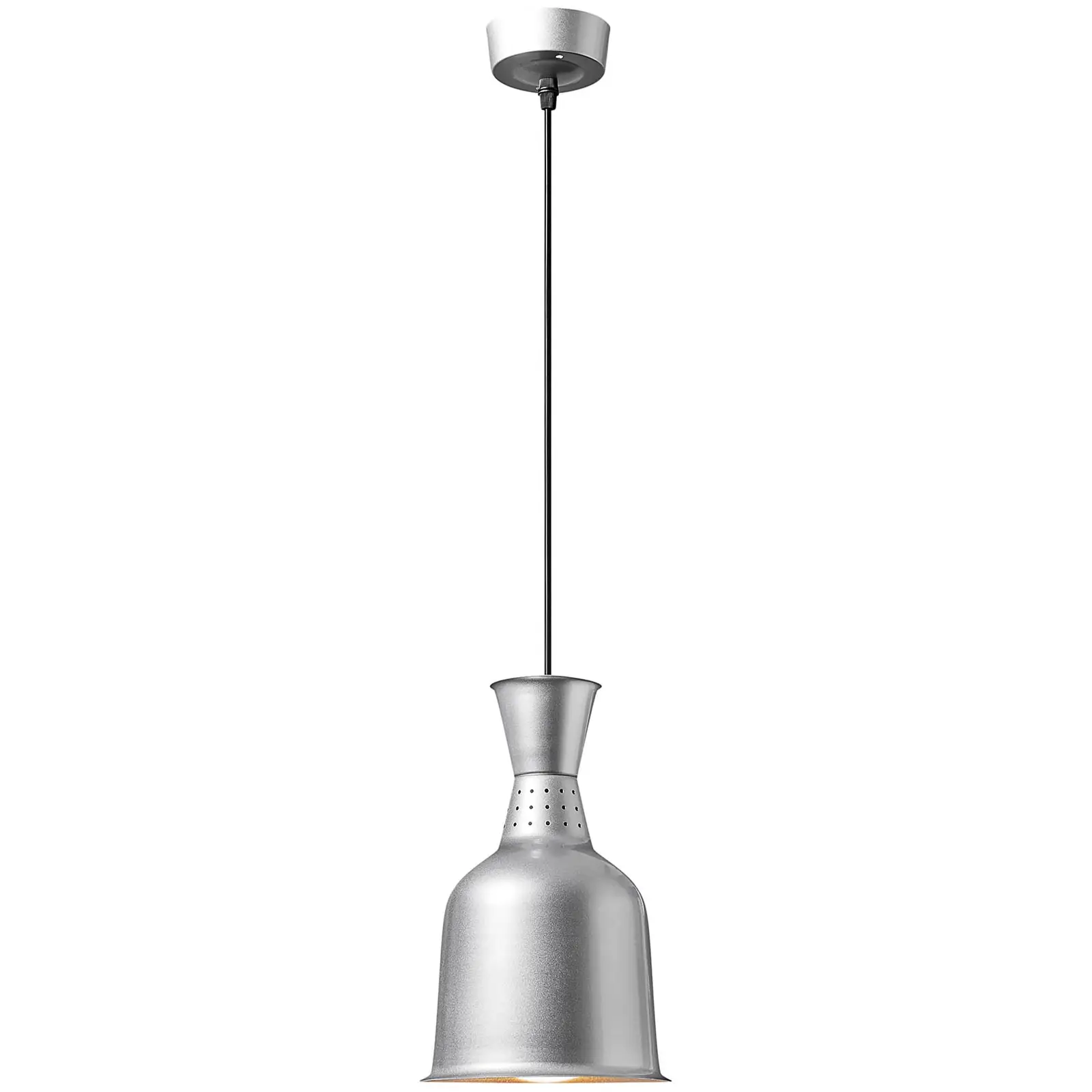 Ohřívací lampa stříbrný vzhled 18.5 x 18.5 x 28.5 cm Ocel - Ohřívací lampy Royal Catering