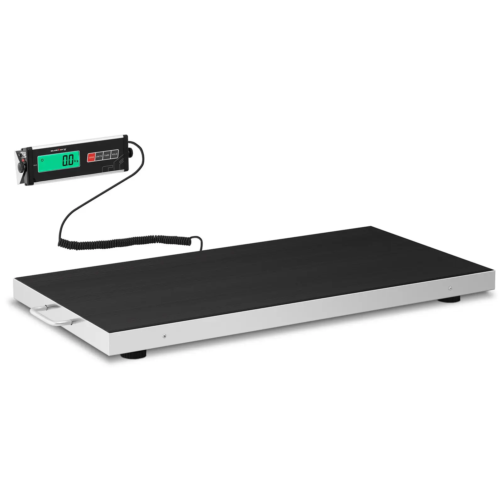 Podlahová váha 300 kg / 100 g protiskluzová podložka LCD - Podlahové váhy Steinberg Systems