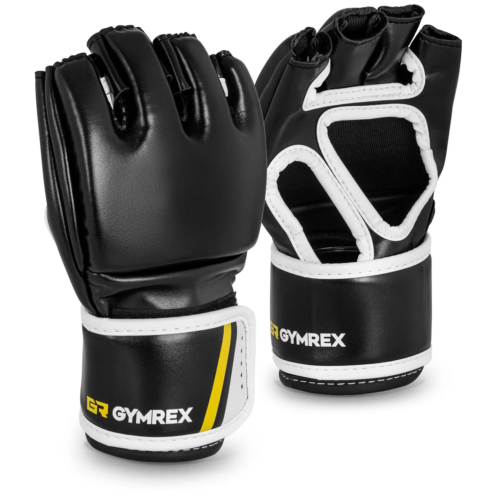 MMA rukavice vel. L/XL černá/červená- bez palce - Boxerské rukavice Gymrex
