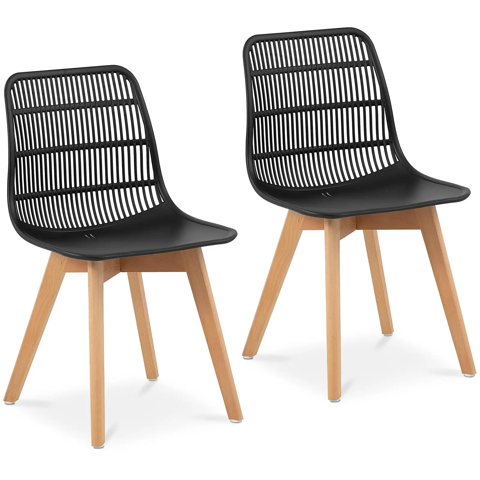 Sada 2 židlí sada 2 ks až 150 kg plocha sedadla 460 x 460 x 450 mm Černá - Konferenční židle Fromm & Starck