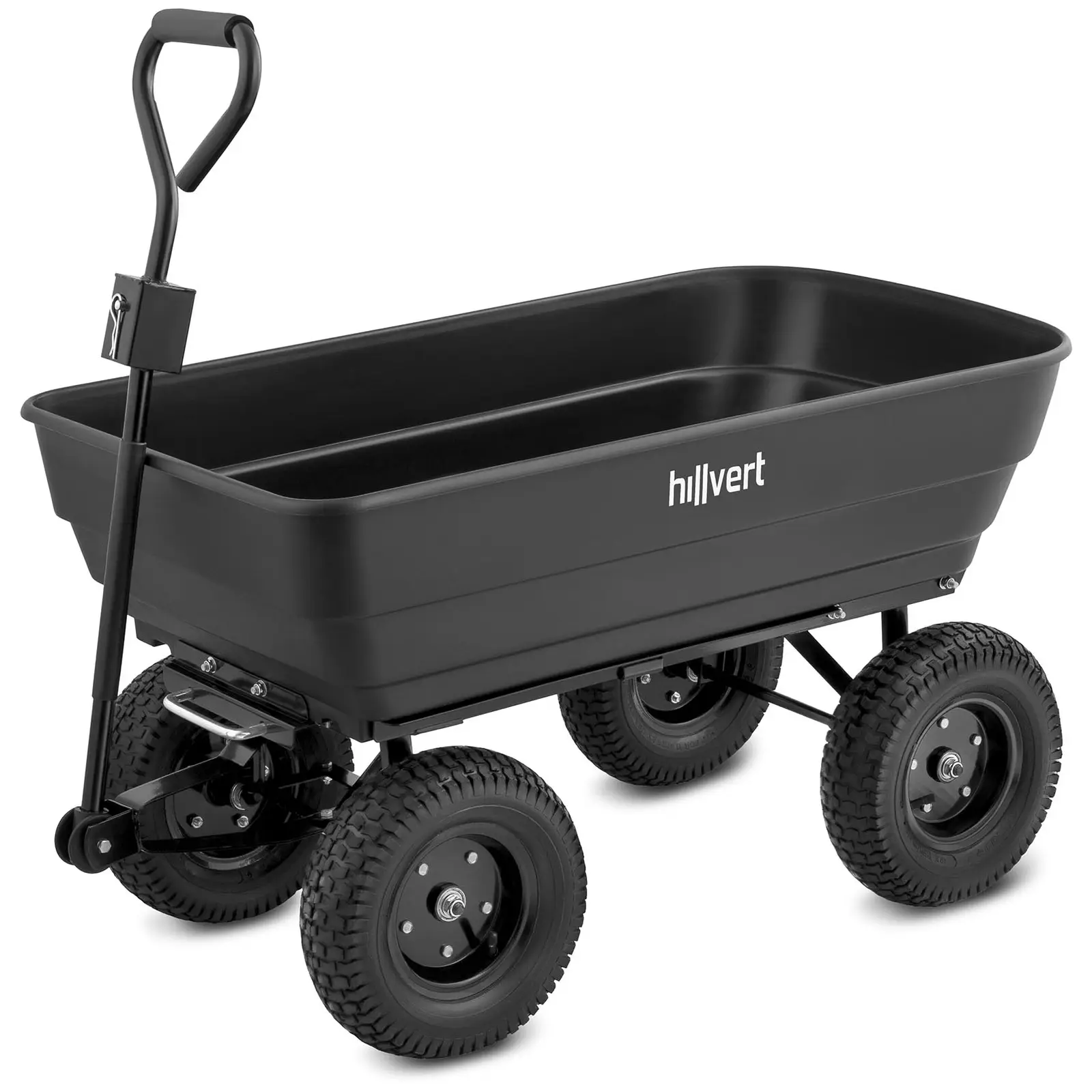 Zahradní vozík 350 kg sklápěcí 125 l - Zahradní vozíky hillvert