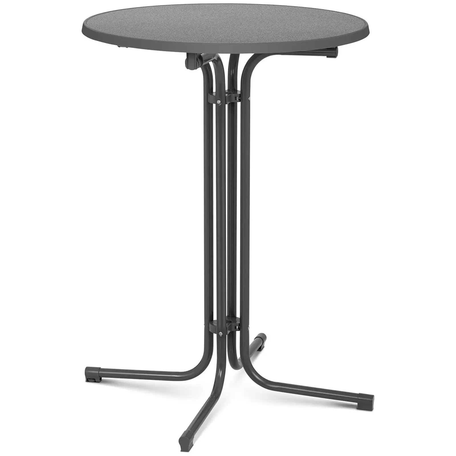 Koktejlový stůl Ø 80 cm skládací šedý - Skládací stoly Royal Catering