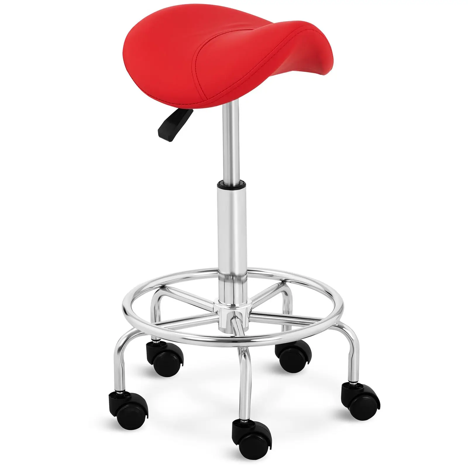 Sedlová židle 570–690 mm 150 kg Červená - Sedlové židle physa