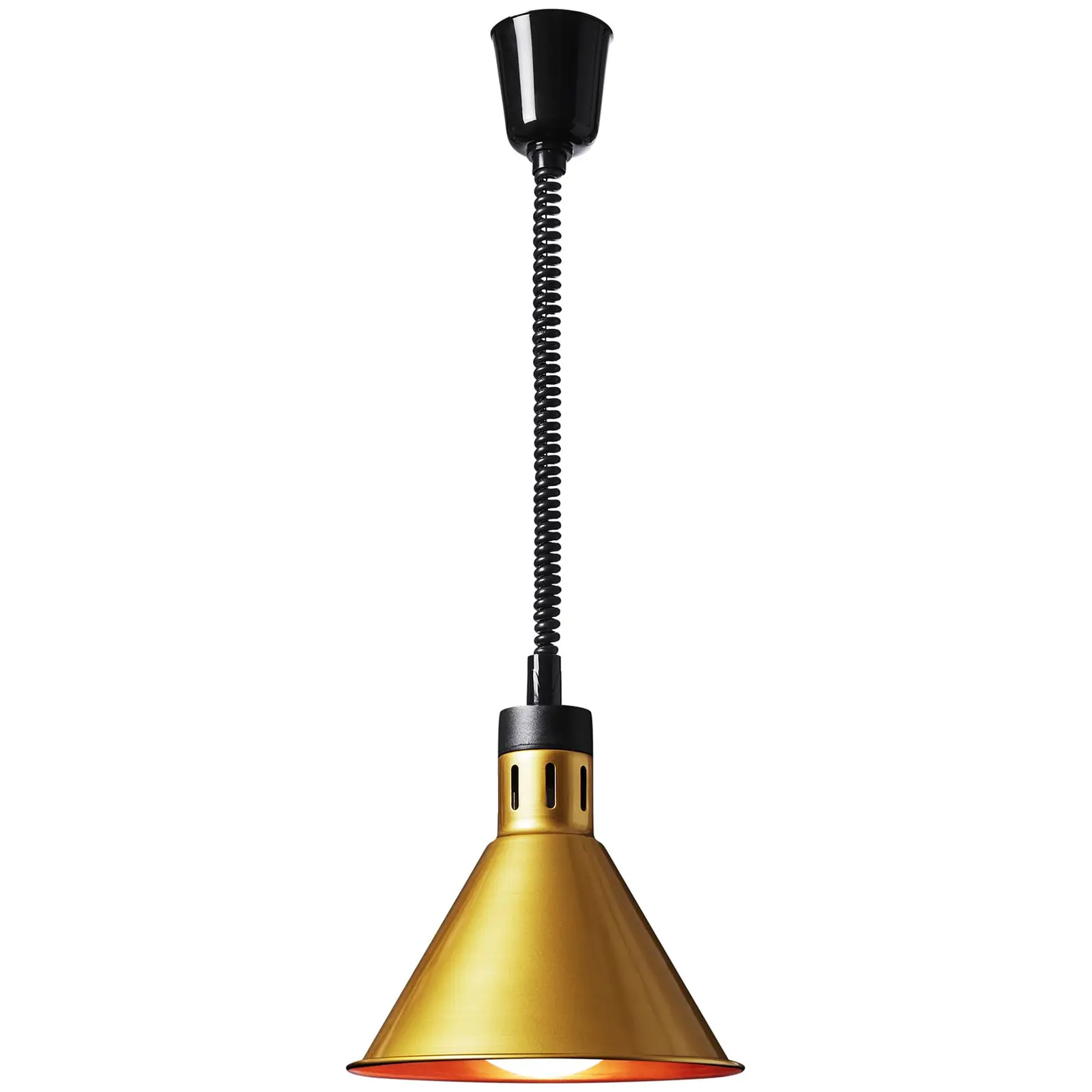 Ohřívací lampa světle zlatá 27 x 27 x 31 cm Ocel - Ohřívací lampy Royal Catering